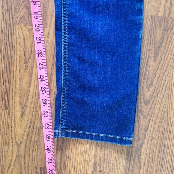 Santana Womens Blue Denim Jeans Size 10 Medium Wash Mid Rise - Picture 7 of 13
